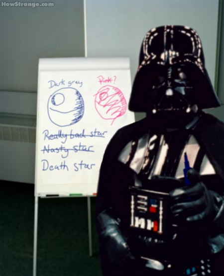 Vader at a Brainstorming Session in the RunRev Offices