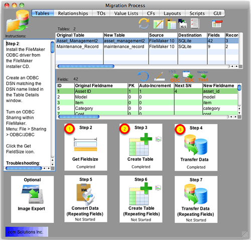 FmPro Migrator - Transfer Data