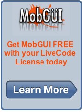 Get MobGUI free with a LiveCode purchase